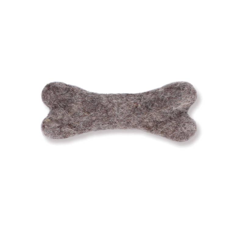 Ethical Global - Wholesale Pet Chew Toy - Dog - Eco Wool Dog Bones/Toys: Brown, Gray, White (Fair Trade)4