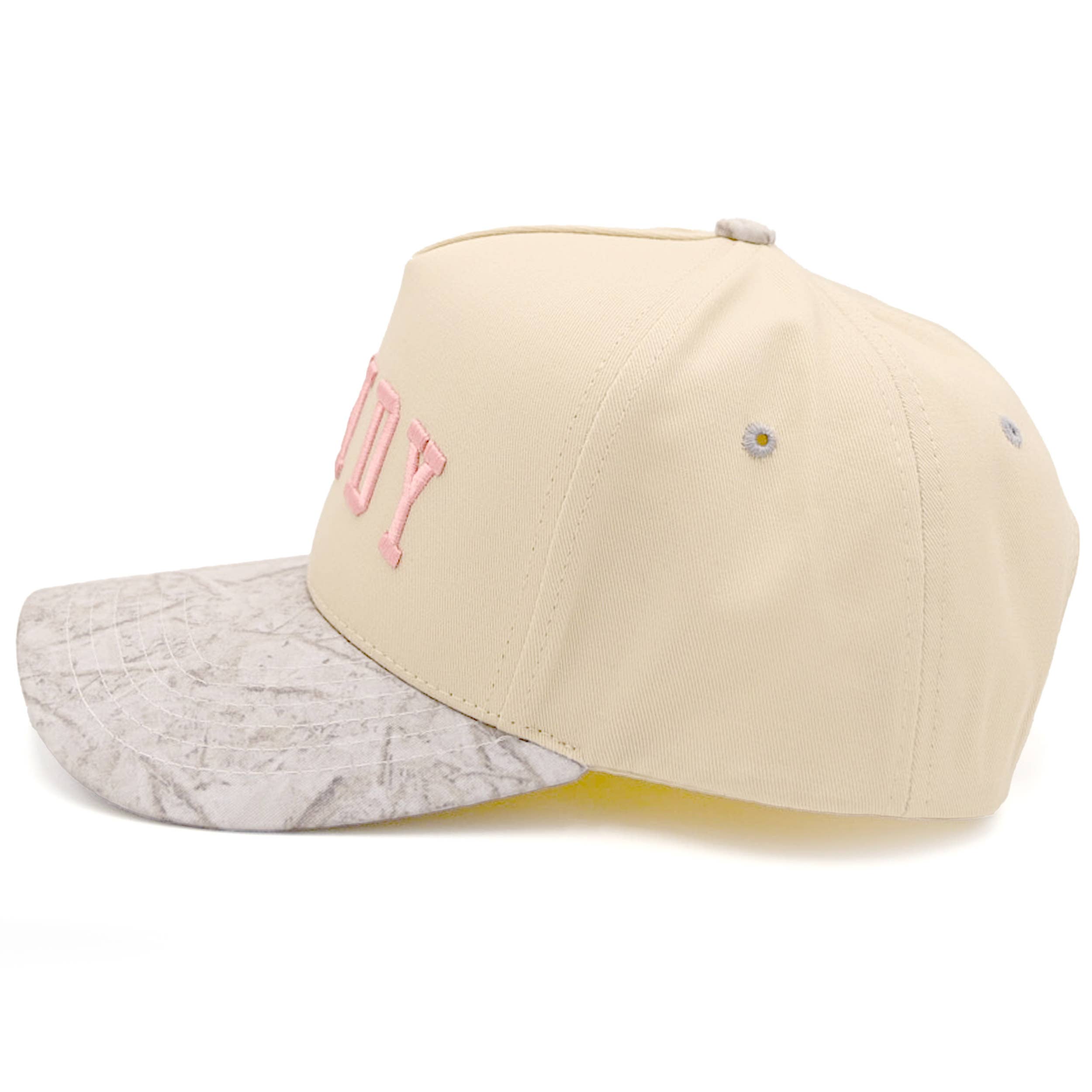 Hana - Wholesale Trucker Hat - Women's - C.C HOWDY Letter Embroidered Two Tone Trucker Cap5