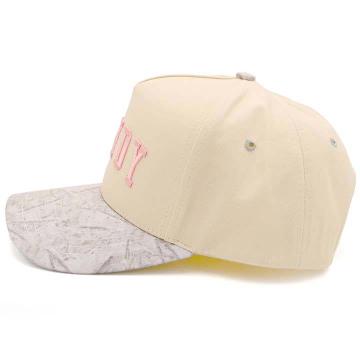 Hana - Wholesale Trucker Hat - Women's - C.C HOWDY Letter Embroidered Two Tone Trucker Cap5