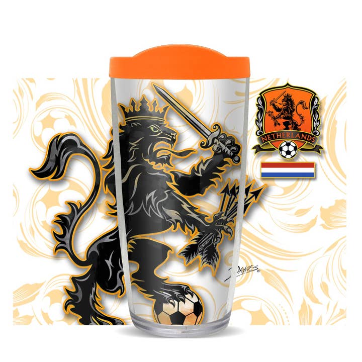 Netherlands White Tumbler for wholesale by FREEHEART