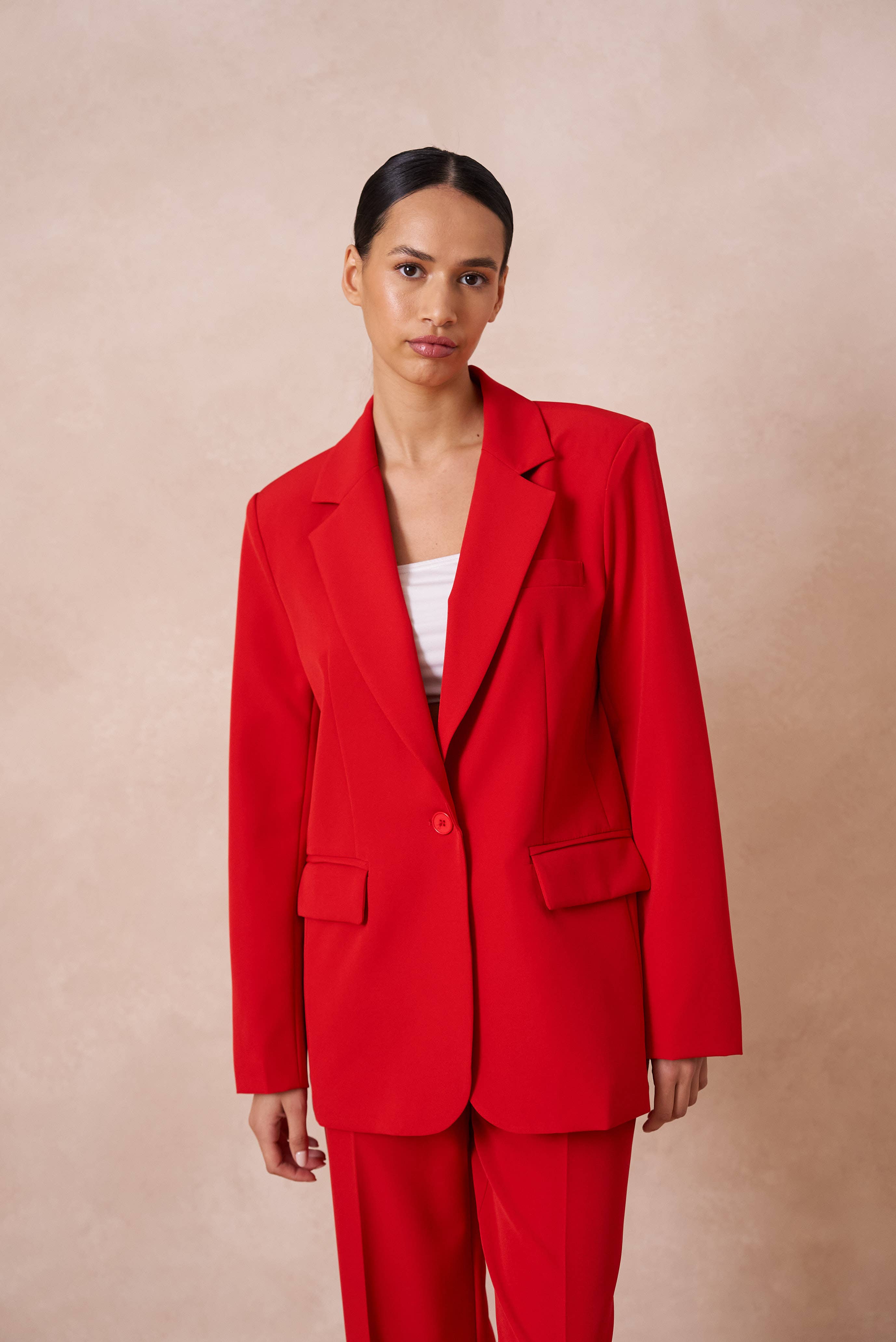Attentif Paris - Wholesale Suit Jacket - Women's - [Timeless] Solid oversized jacket timeless13