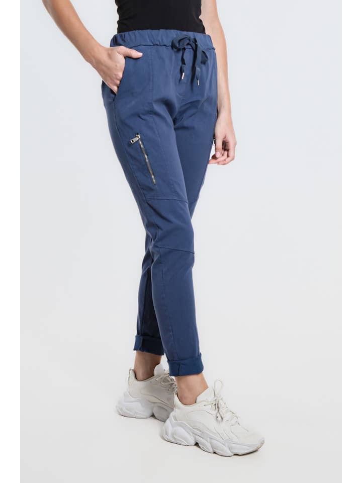 TINA Stephens Italy/Tees By Tina - Wholesale Pants - Women's - Danica Side Zipper Pant (PL155)41