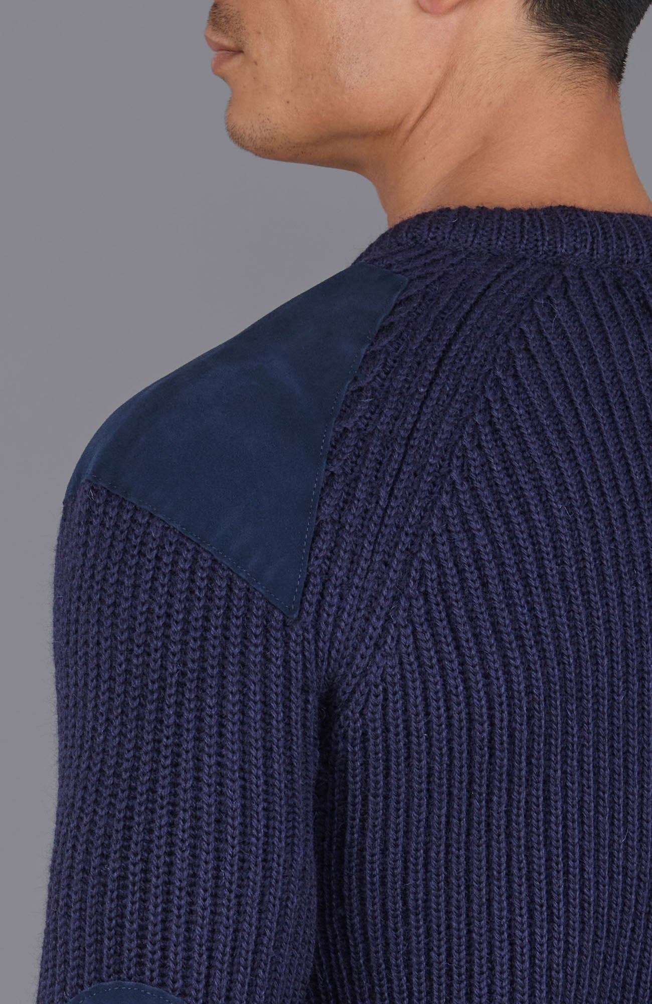 Paul James Knitwear – wholesale Pullovertröja - Herr – Mens Chunky Brittisk Ull Ribbed Shooting Jumper21