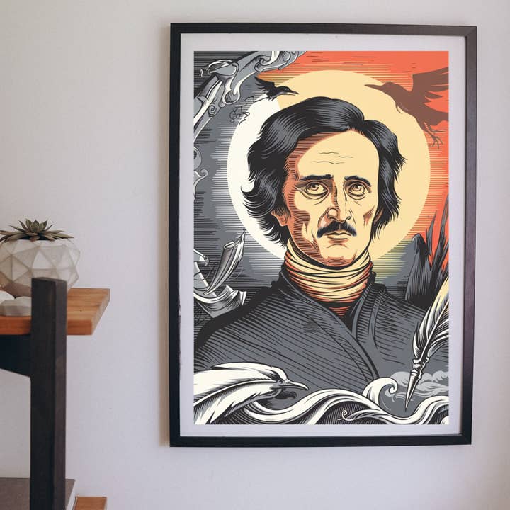Magnifique Hearts - Wholesale Art Print - Famous Author Series: Edgar Allan Poe – Cardstock Prints 7