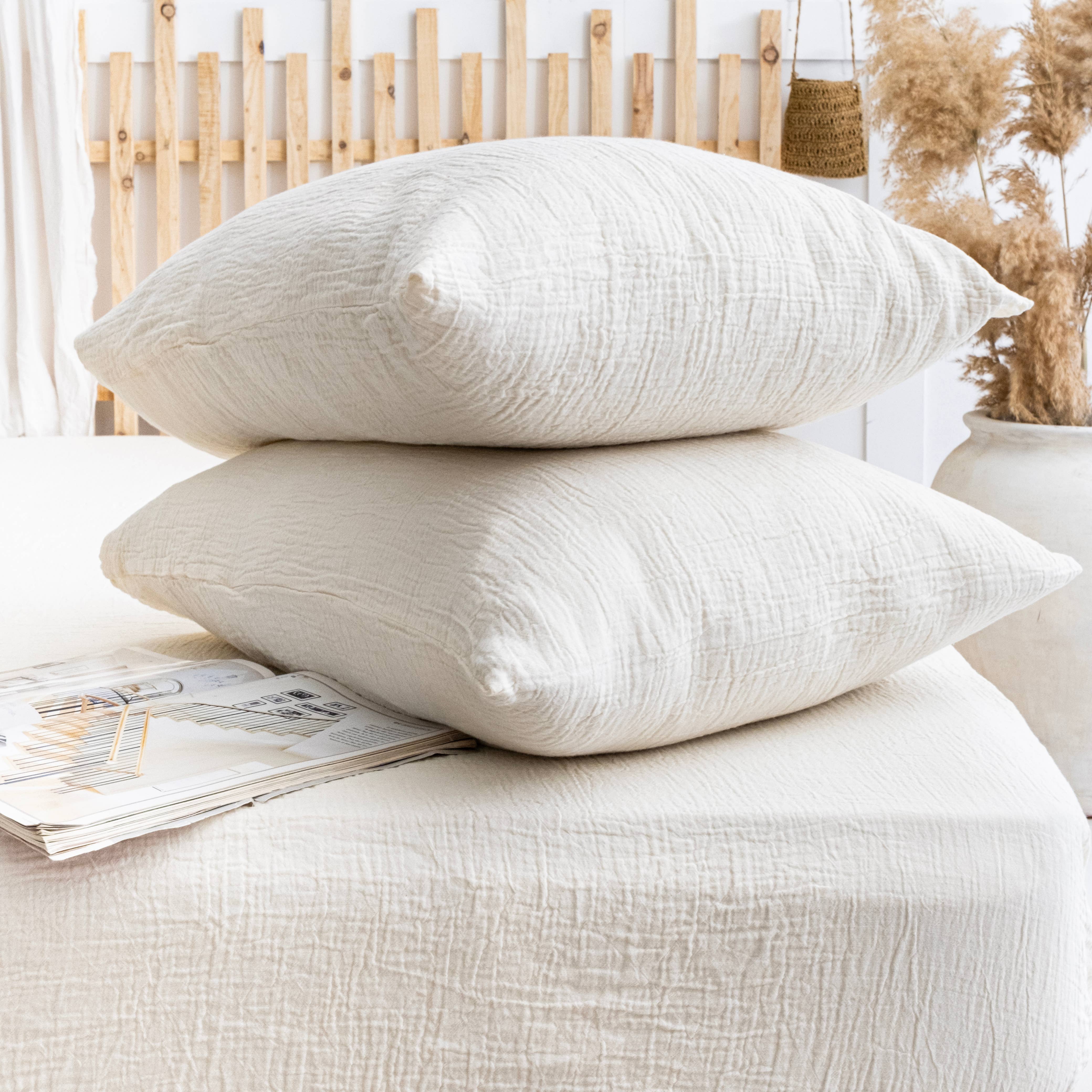 Naturloom - Wholesale Fitted Sheet - Organic Muslin Fitted Sheet GOTS Certified Bedding Set7