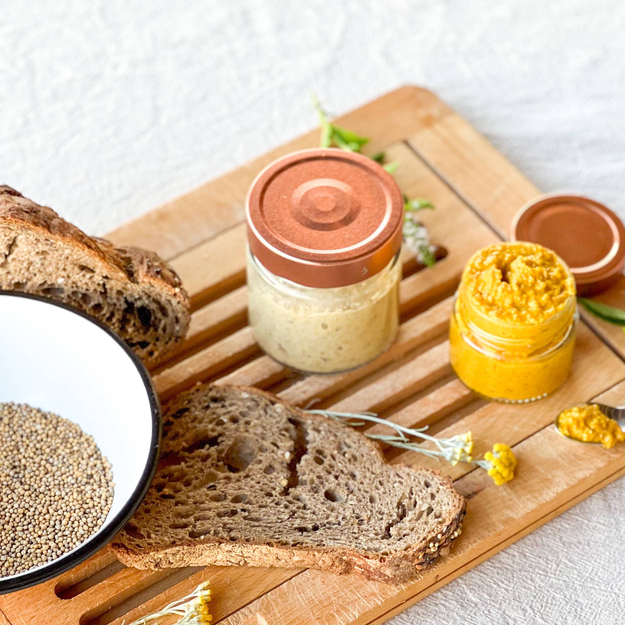 Little Pots - Wholesale Jar - 106ml Muscadin glass jar with high skirt lid3