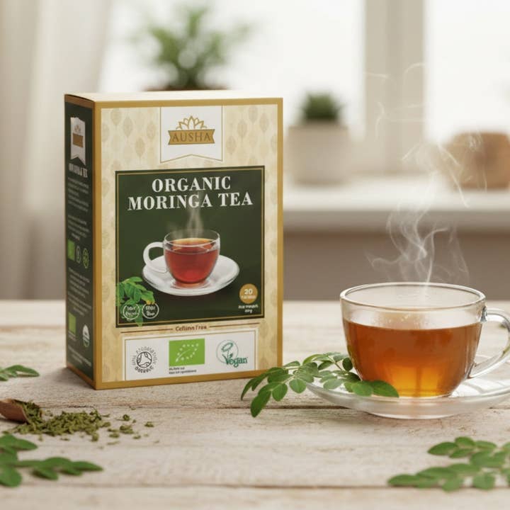 Organic Moringa Tea 20/40 Bags for wholesale by Ausha