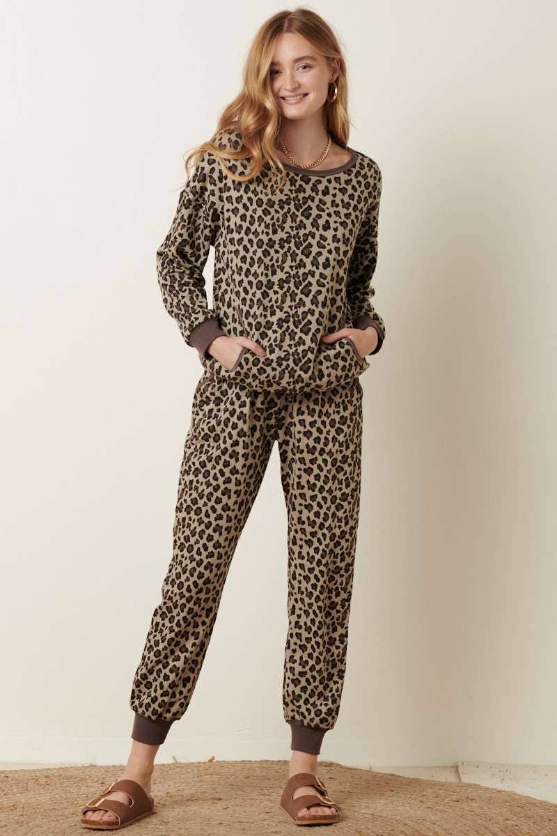 mittoshop – Sweatshirt - Mulher por atacado – Blusão Pulôver de Moletom com Estampa de Onça10