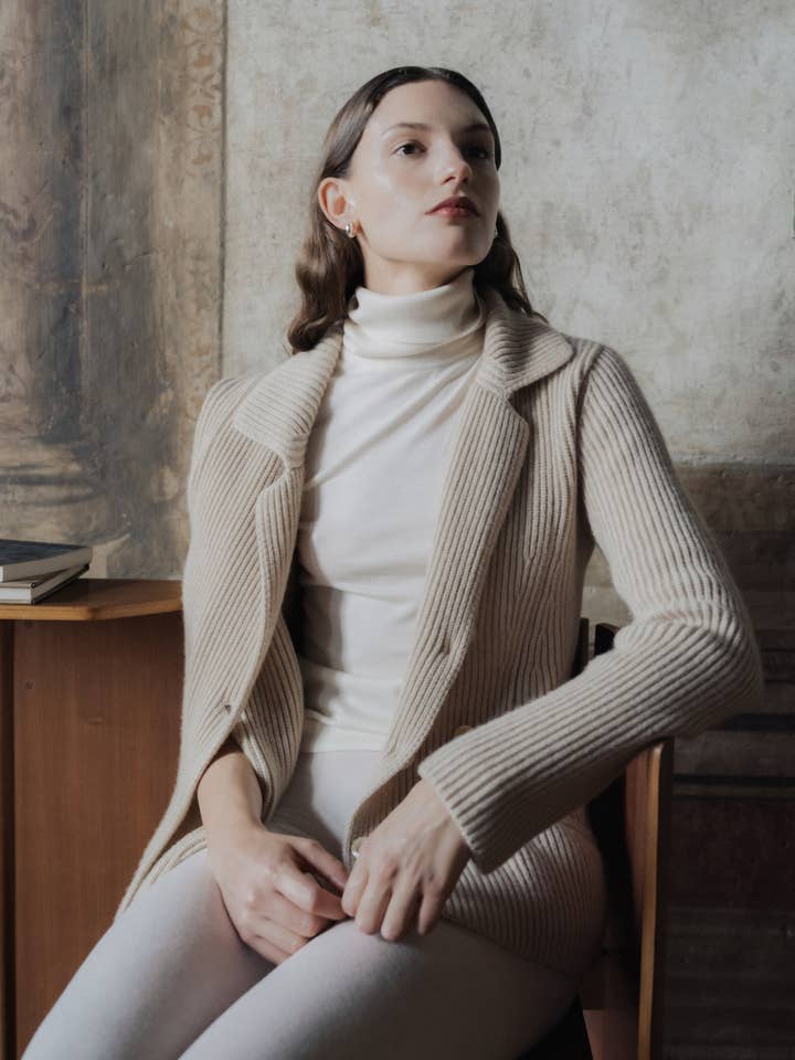 Lèmme - Wholesale Jacket - Women's - Pure Cashmere 'Bar' Jacket1