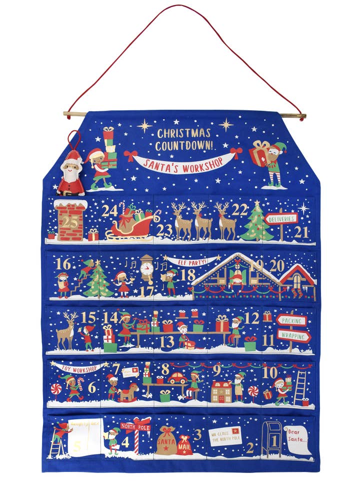 Canvas Advent Calendar for wholesale by Party Partners