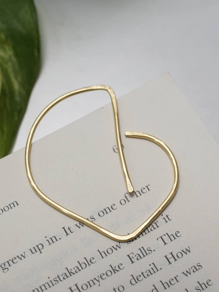 Botanisches Messing-Lesezeichen Courbe für den Großhandel von Megan Auman