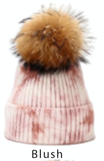Virginia Wolf - Wholesale Beanie - Women's - Tie Dye Hat BLUSH1