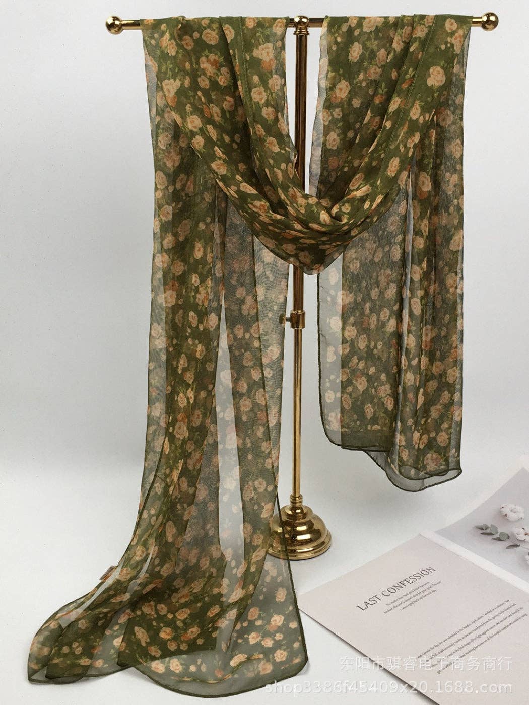 Funkyrel® Atzbranding Limited - Venta al por mayor Bufanda - Mujer - Scarvii - Pañuelo y Chal con Estampado Floral7