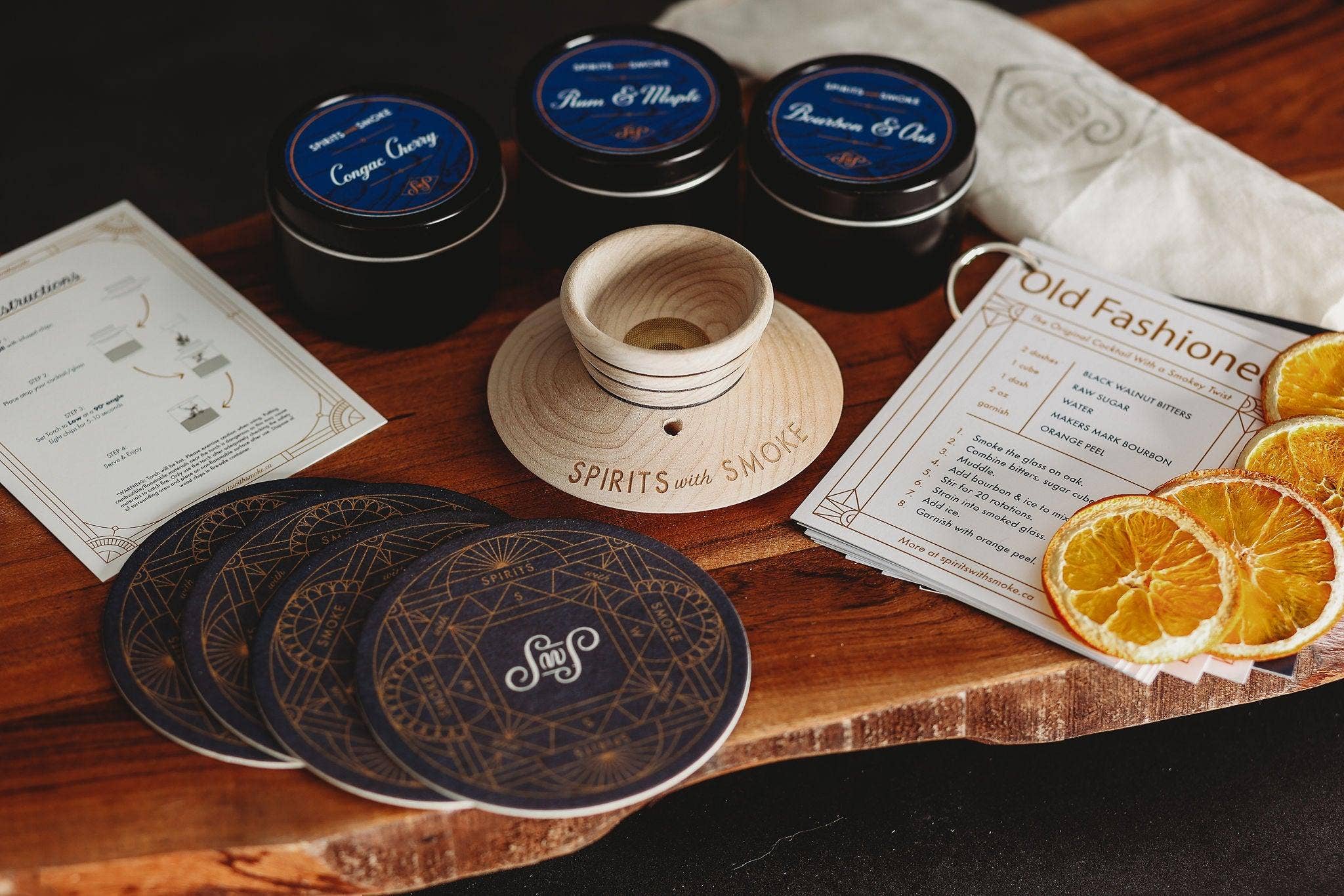 Spirits WIth Smoke - Wholesale Cocktail Shaker - Cocktail & Food Smoking Tool | Single Saucer0