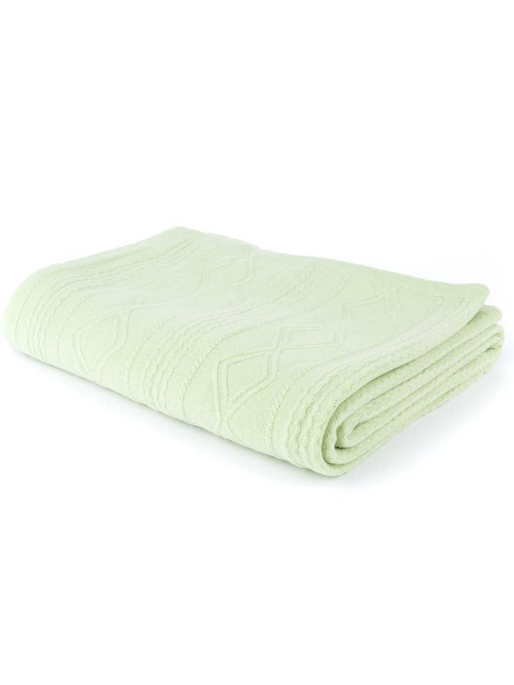 Cobertor de caxemira Sienna Cable por atacado de QUINN