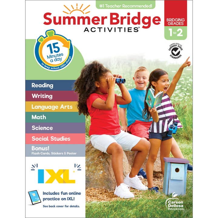 Carson Dellosa Education - Wholesale Coloring & Activity Book - Kids & Baby - Summer Bridge Activities, Grades 1 - 2