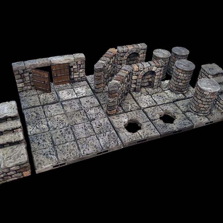 Expansión de Baldosas de Mazmorra Magnéticas 4 | Tema de Mazmorra | Fat Dragon Games | Terreno de Mesa | Dungeons And Dragons, D&D, Pathfinder para venta al por mayor de The Beaver and Broadsword