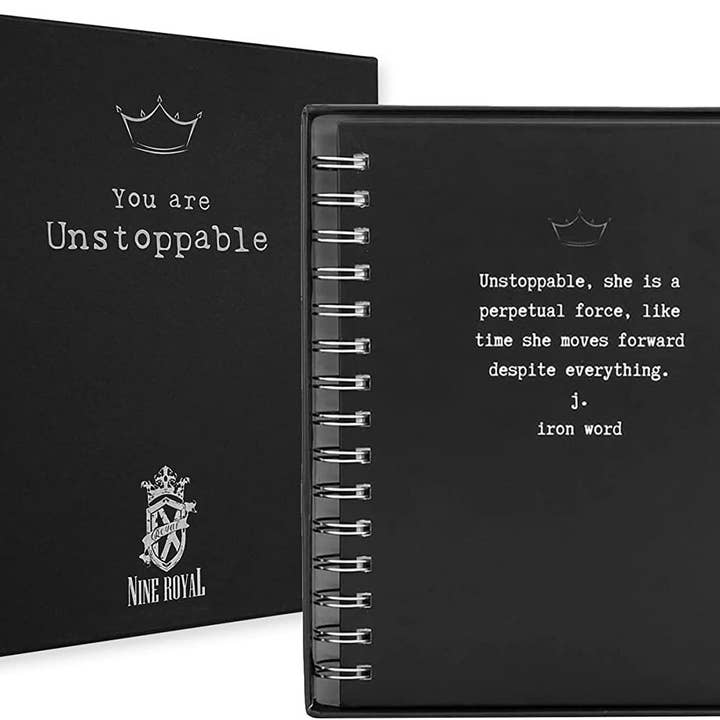 Black Inspirational Journal Set- Idéias de presentes para mulheres por atacado de NINE ROYAL