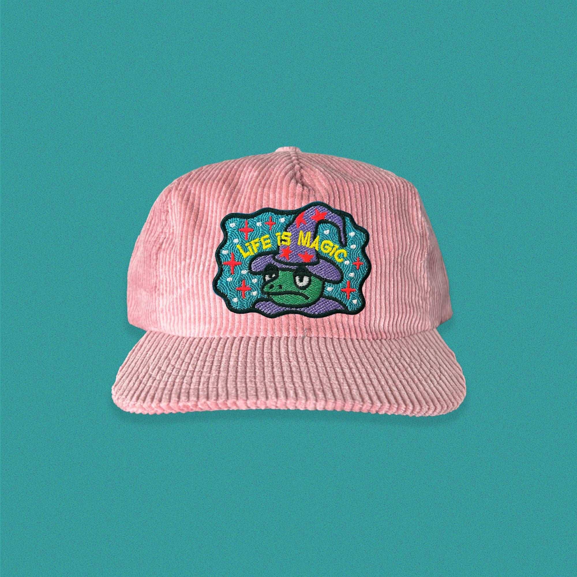 The Space Bureau - Wholesale Baseball Cap - Women's - Frog Wizard 5-Panel Corduroy Hat2
