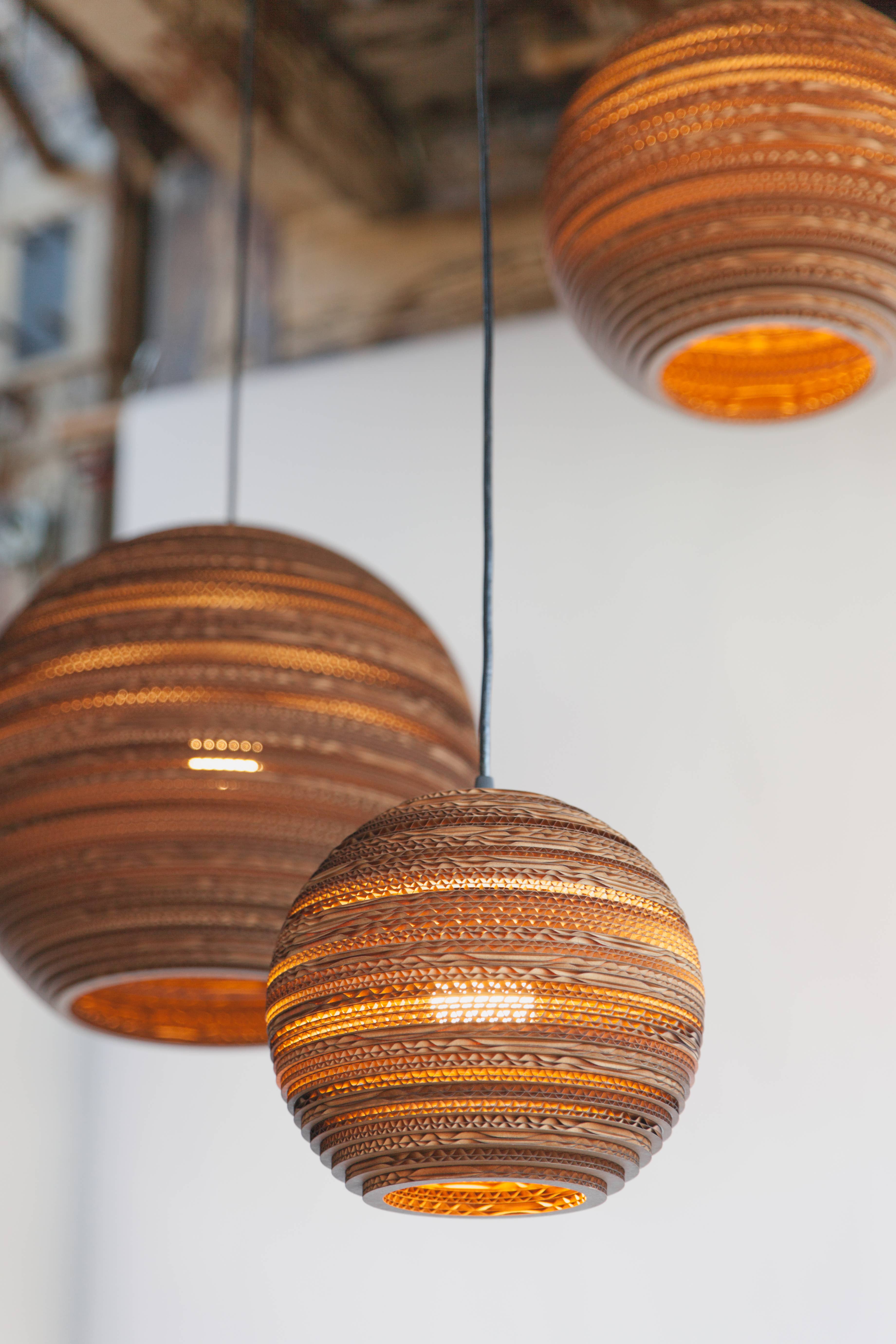VANMOKUM - Vente Lustre/Suspension - Luminaires suspendus artisanaux GRAYPANTS Scraplights Moon38