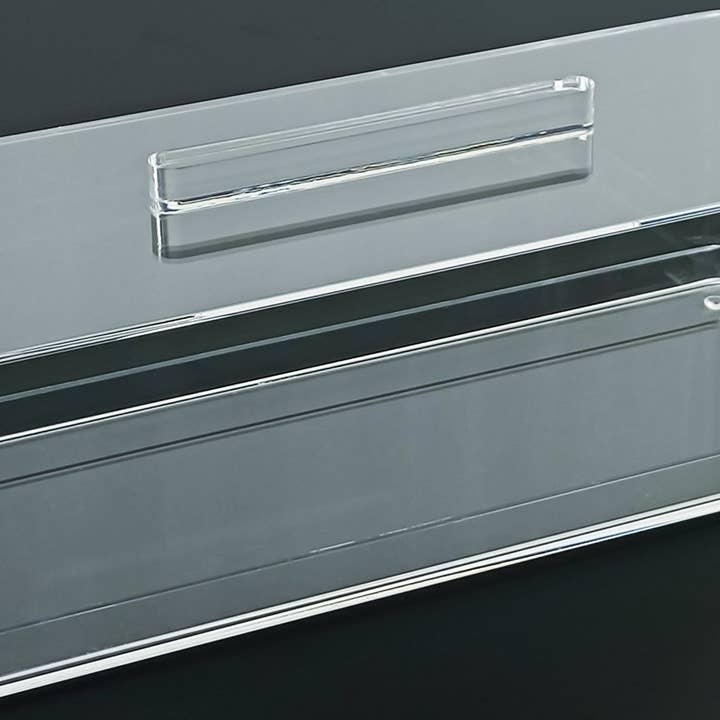 DesignStyles Home - Wholesale Cake Stand - Rectangular Shaped Acrylic Cake Container with Lid