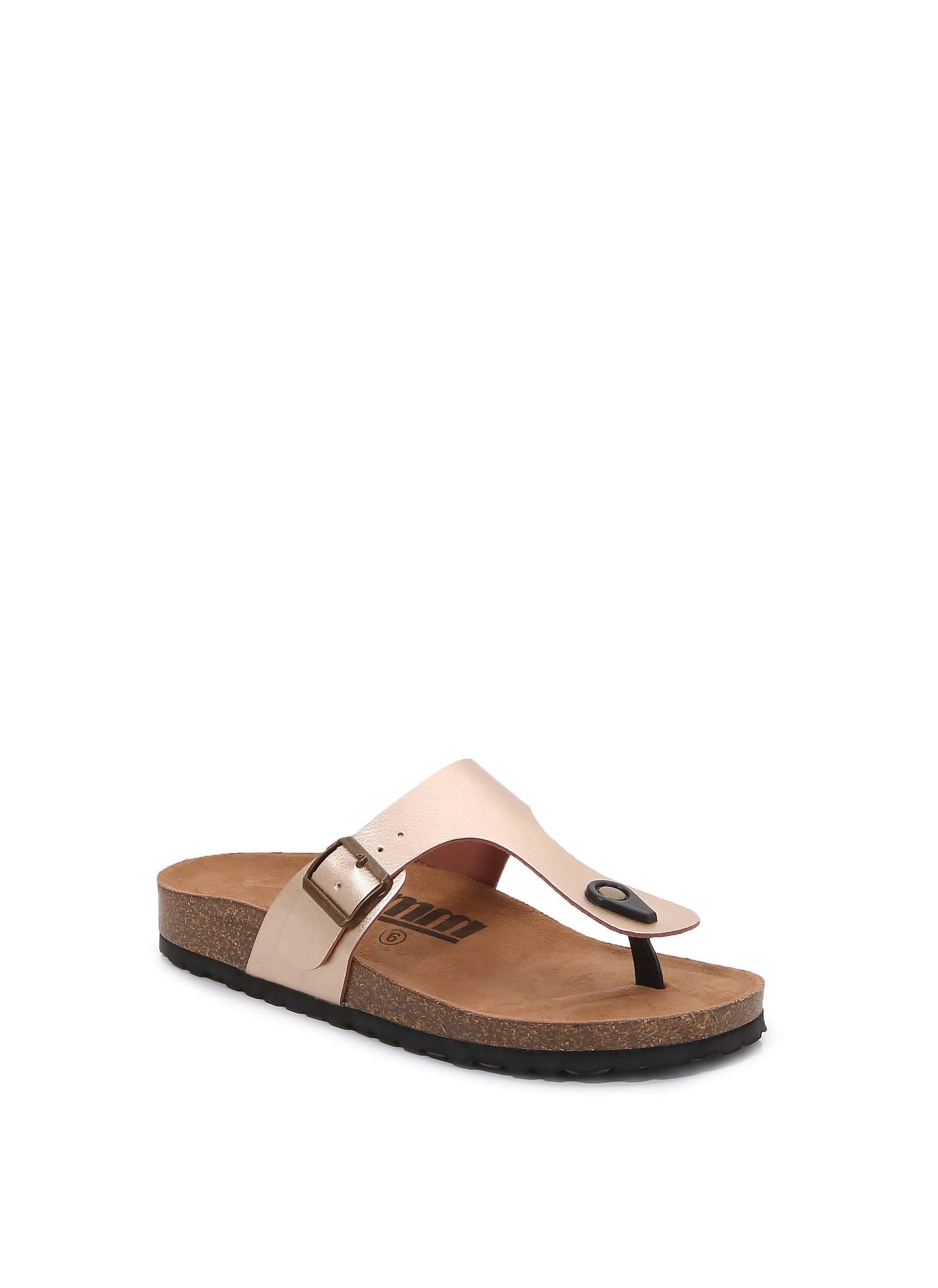 Shop Lev – sandálias - Mulher por atacado – Sandálias T-Strap Cortiça Macio7