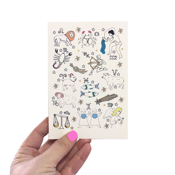 Flash-kort - Zodiac för wholesale av Rosie Wonders