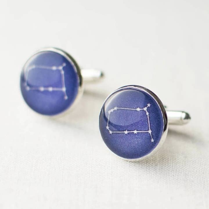 Manschettenknöpfe „Gemini Constellation“ für den Großhandel von Juju Treasures