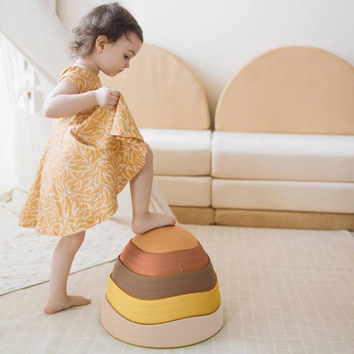 Tiny Land® Stepping Stones - Sunset Hues for wholesale by Michael Meredith Inc