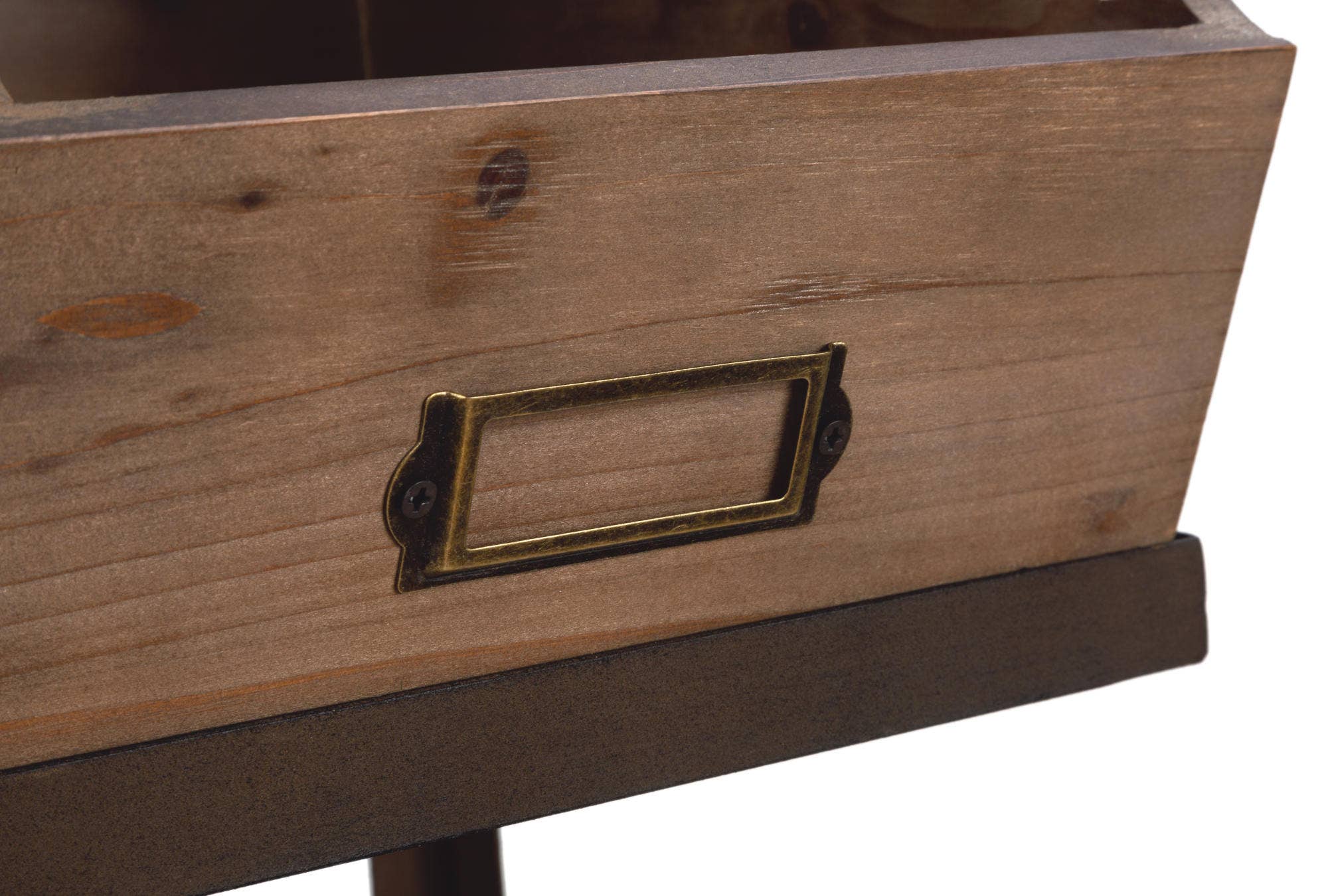 Tripar International - Wholesale Retailer Display Stand/Case - Industrial Wooden Bin Organizer with 7 bins5