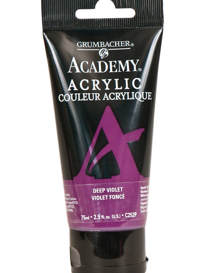 Grumbacher® Academy® Acrylic Violet Color Family for wholesale by Chartpak, Inc.