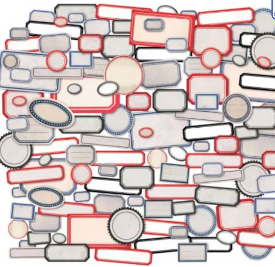 ASAP Craft Supplies - Vente Matériels de bricolage - Snippets d'Éphémères Idea-Ology 120/Pqt par Tim Holtz - Advantus1