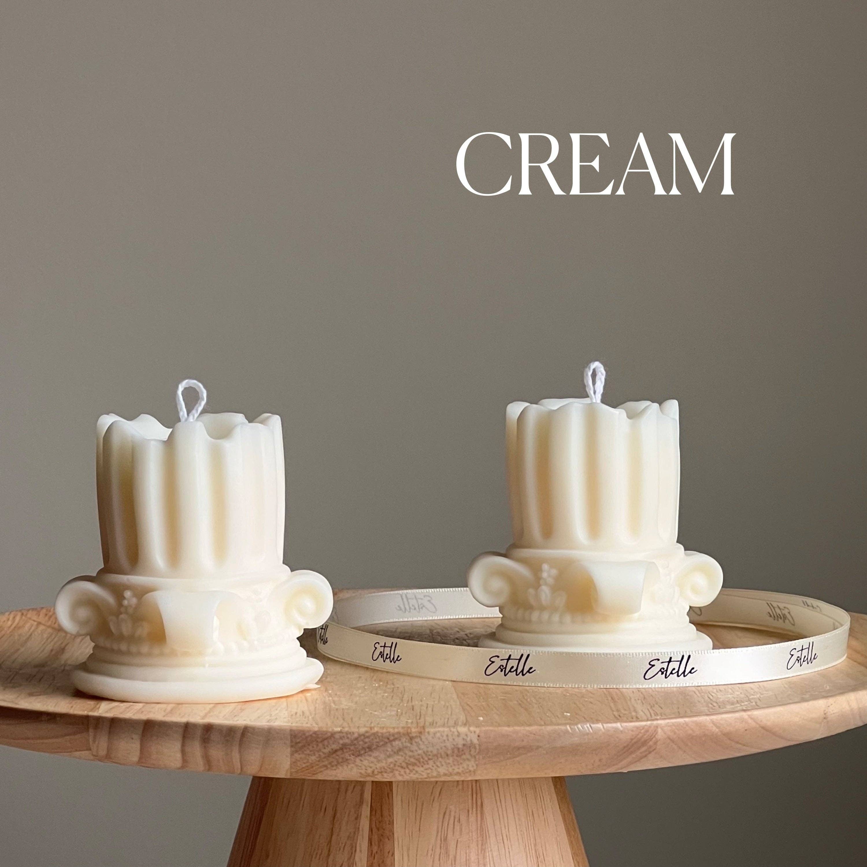 Estelle Studio - Wholesale Novelty Candle - Soy Wax Roman Column Candle: Handmade Home Decor2