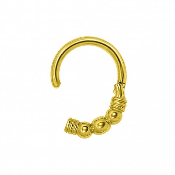 Bodywings - Wholesale Huggie Earrings - Surgical steel ball clap ring