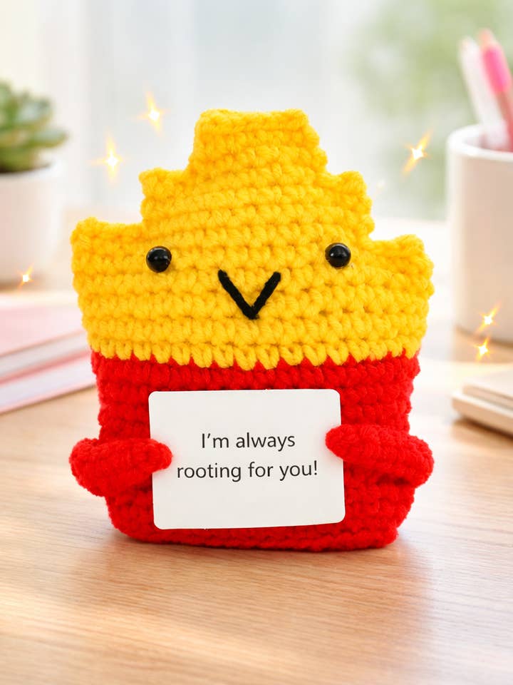 Figura Inspiradora de Croché de Batata Frita por atacado de Lane & Lily