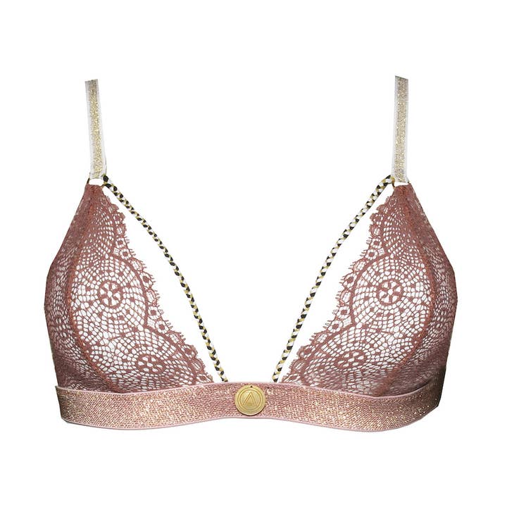 ACQUA BAZAAR - Wholesale Bralette - Women's - Mata Powder Pink Top0