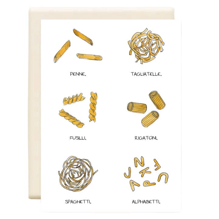 Pasta | Everyday Greeting Card for wholesale by Inkwell Cards
