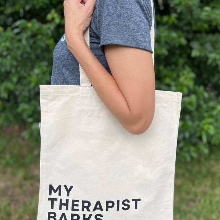 BARK JAX - Wholesale Tote Bag - Women's - My Therapist Barks Tote Bag1