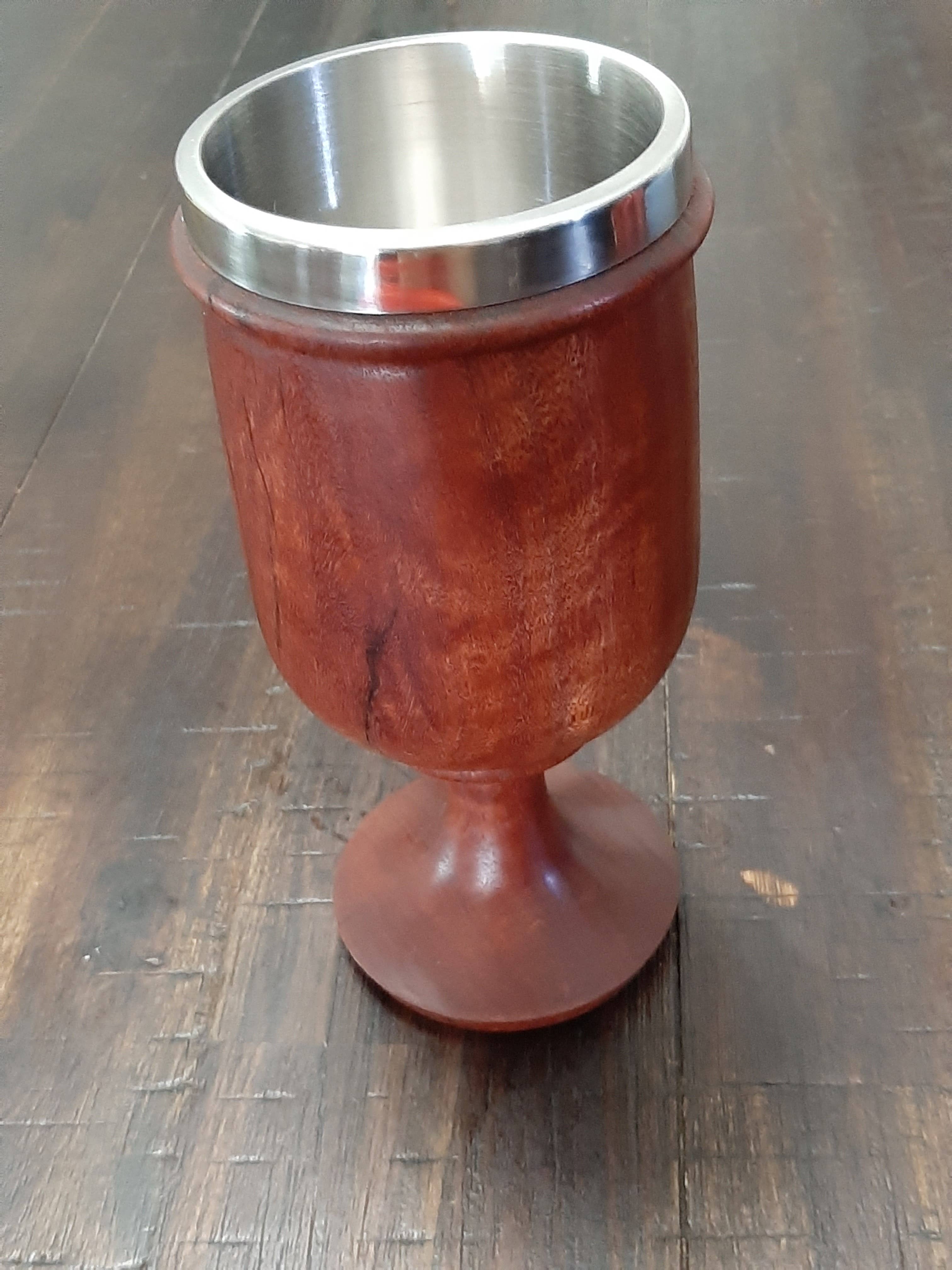 Lyons Woodturning - Wholesale Drinking Glass/Cup - Drinking Goblet (10oz)1