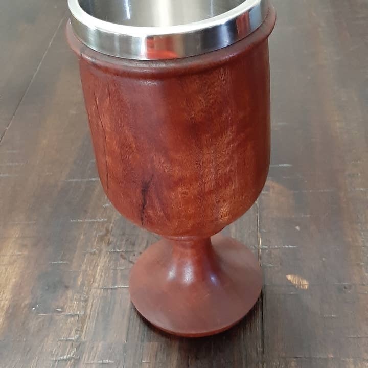 Lyons Woodturning - Wholesale Drinking Glass/Cup - Drinking Goblet (10oz)1