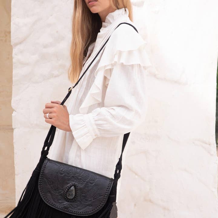 Lost Bird Bag Black for wholesale on Faire