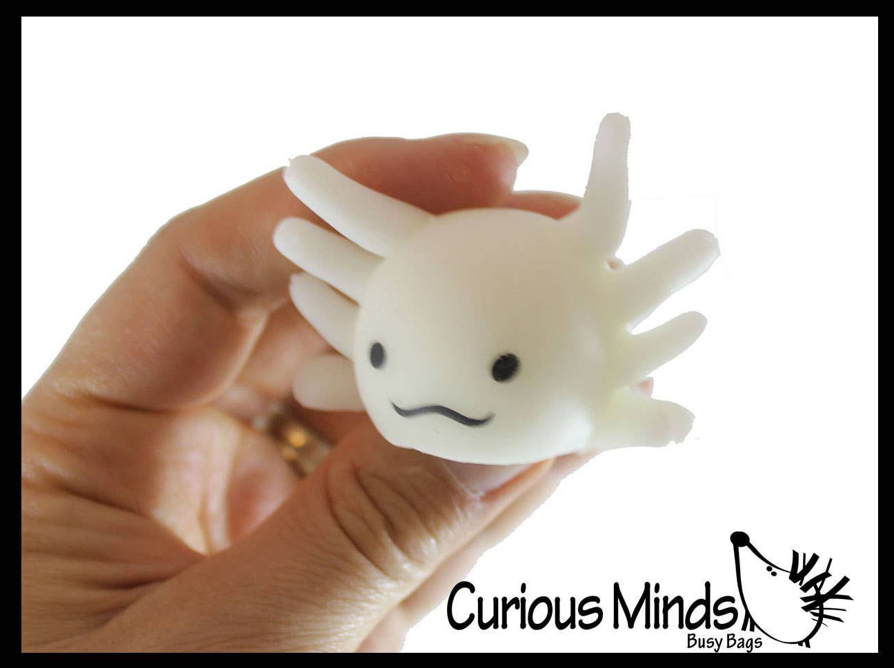 Curious Minds Toys - Wholesale Squishy Toy - Kids & Baby - 1 Axolotl Large Mochi - Cute Animal Gummy Mochi Fidget Squis6