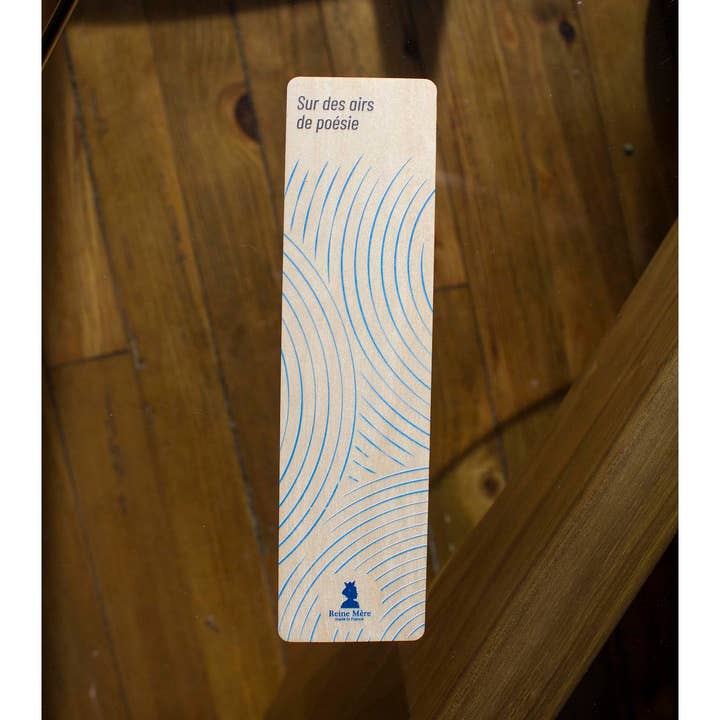 Wooden bookmark - Airs (made in France) for wholesale by Reine Mère