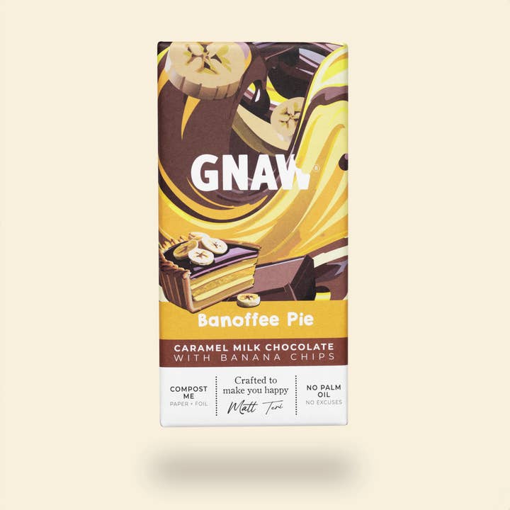 GNAW Chocolate - Wholesale Chocolate Bar - Banoffee Pie Chocolate Bar3