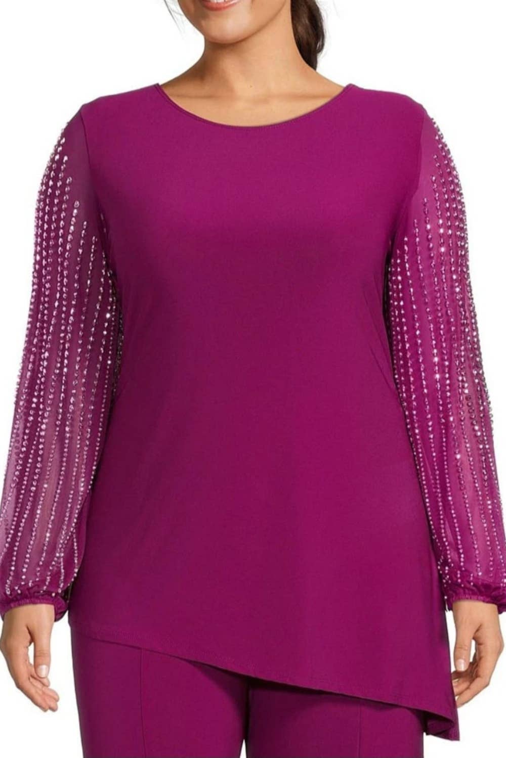 New Yorker's Apparel - Wholesale Top & Pant Set (NOT Loungewear) - Women's - Marina Asymmetrical Two-Piece Pant Set2