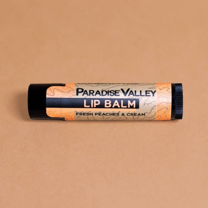 Rock Creek Soaps - Vente Baumes à lèvres - BAUME À LÈVRES | Paradise Valley - avec affichage POP