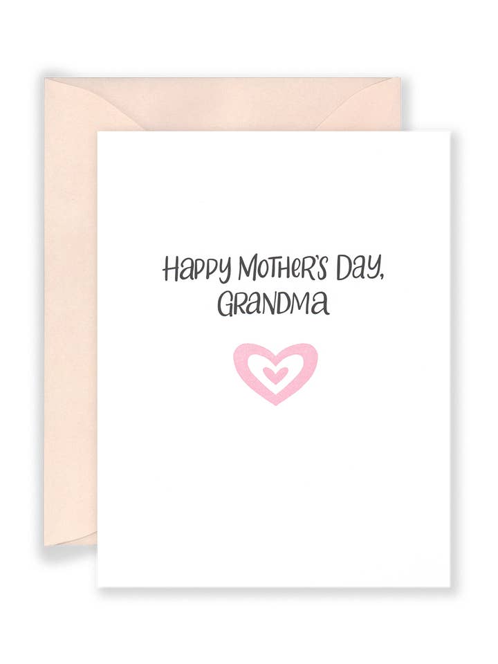 Happy Mother's Day Grandma Greeting Card for wholesale by Lionheart Prints