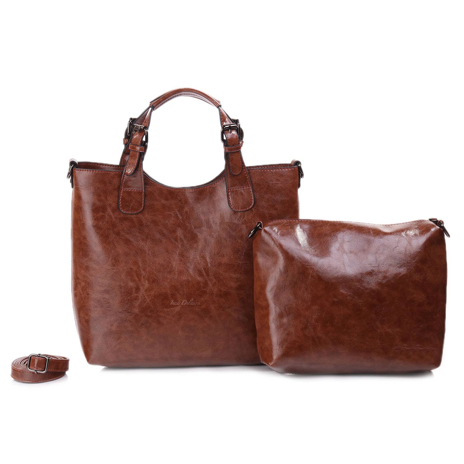 INES DELAURE - Wholesale Tote Bag - Women's - 2 in 1 tote bag18