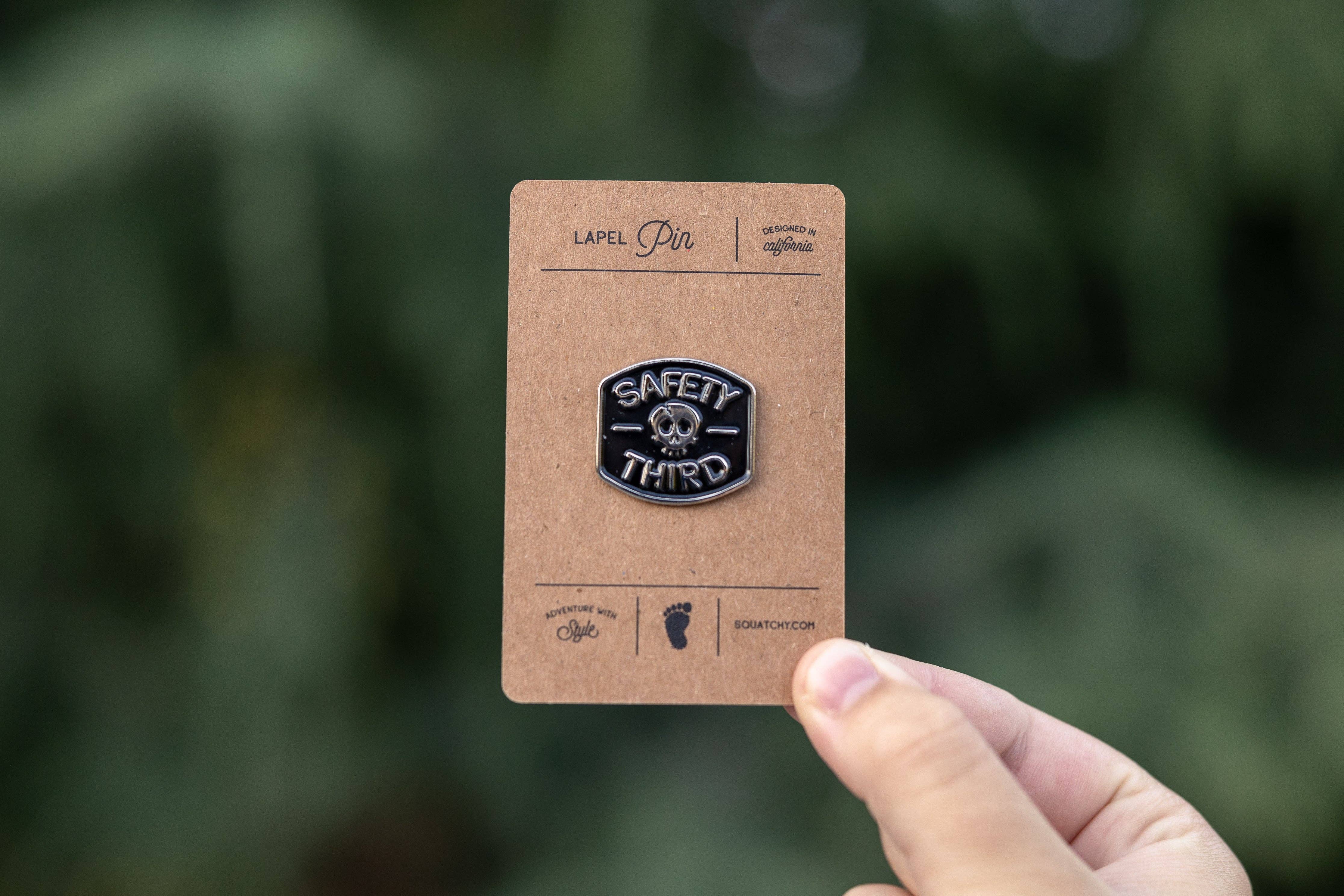 Squatchy - Vente Épinglettes/boutons - Épingle en émail Crâne Sécurité 3ème4