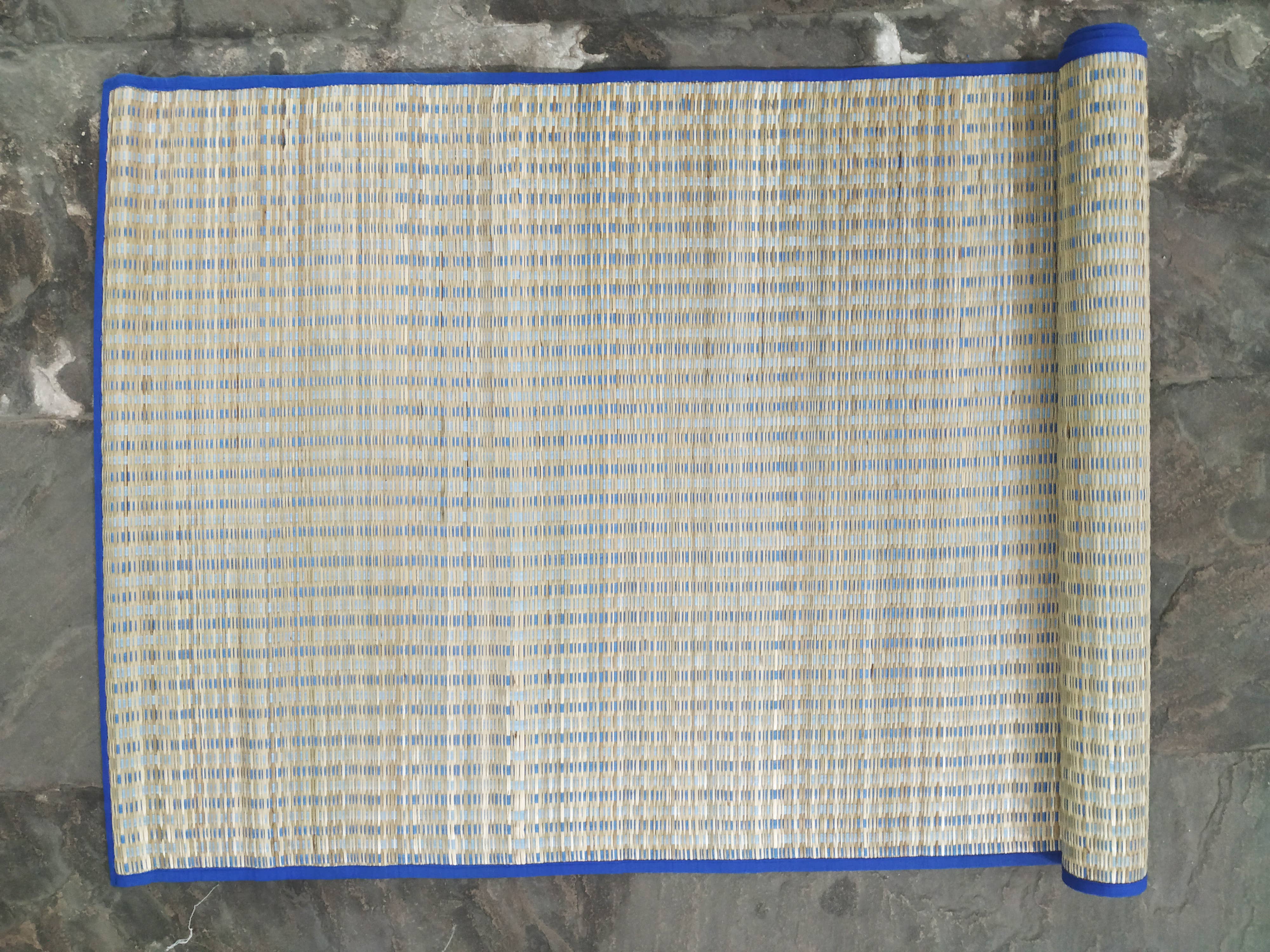 Natur/ Blå Strandmåtte for engroshandel på Faire0